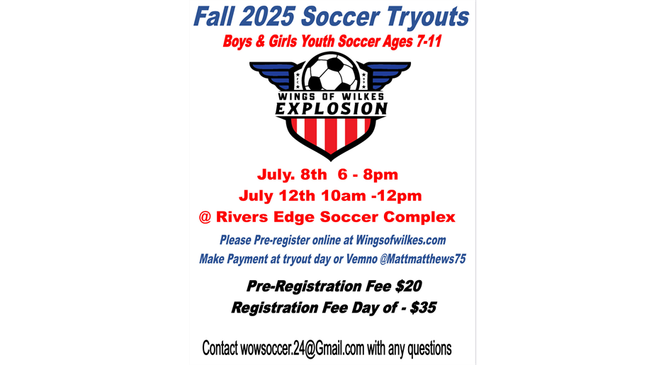 2025 Fall Tryouts 