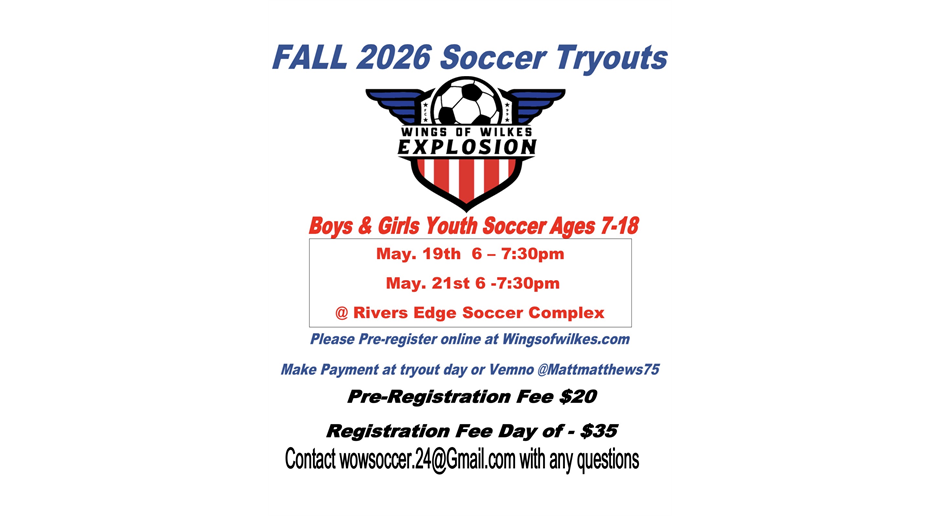 2026 Fall Tryouts
